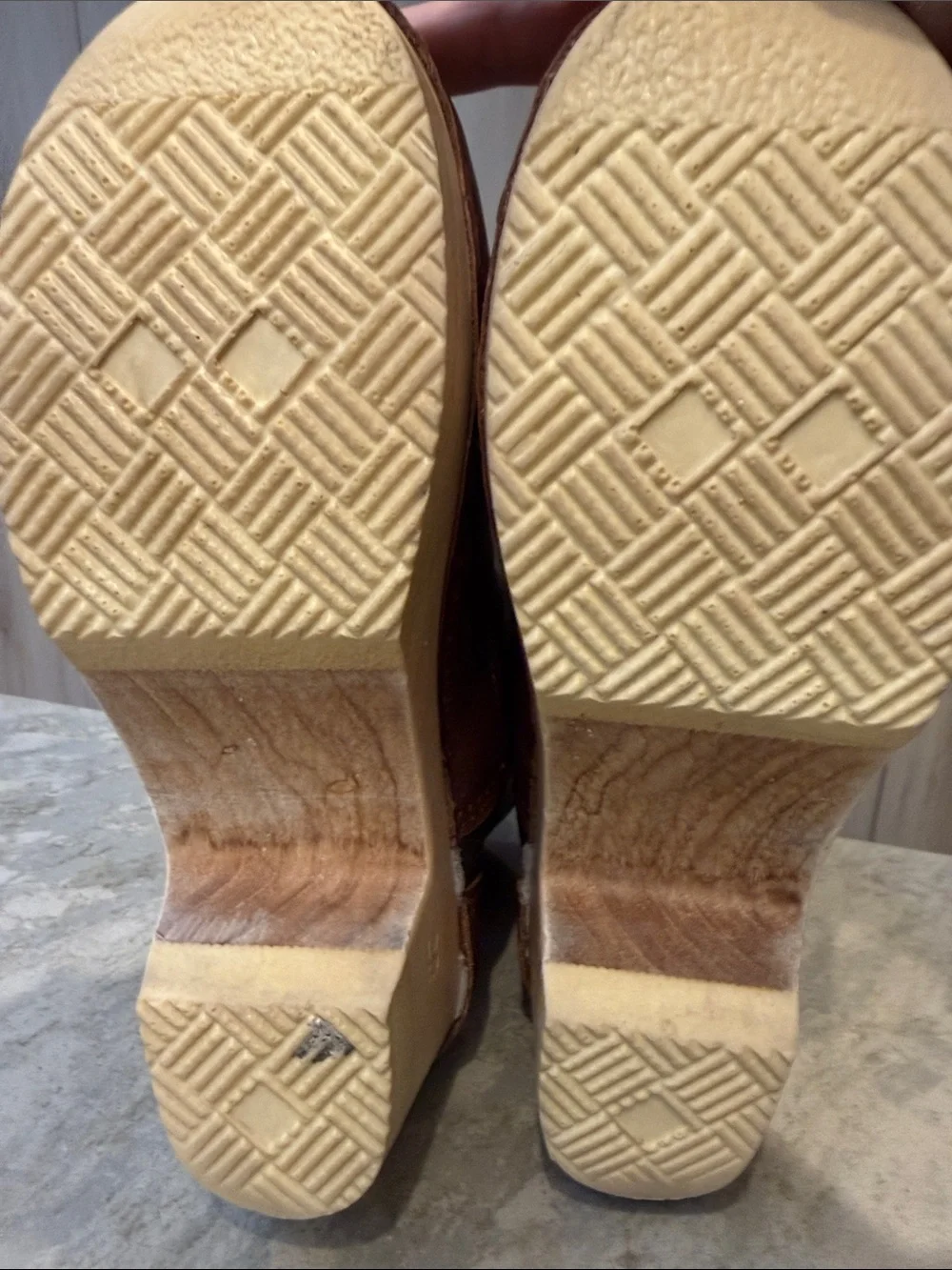 No.6 Store Shearling Clog heeled Boots EUC size 39